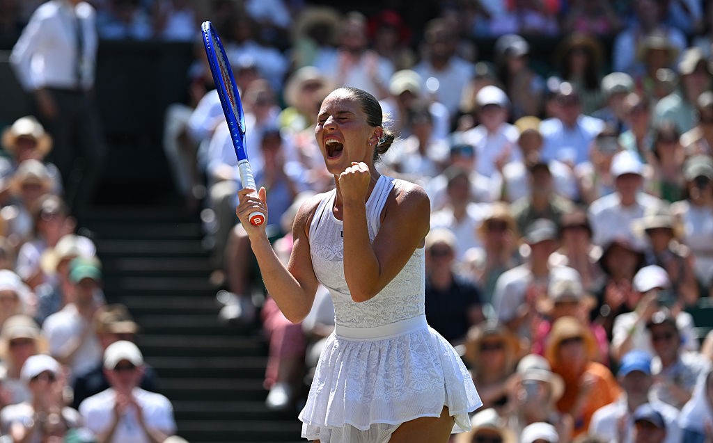 Kostyuk makes quick work of Paolini to take Wimbledon semi-final slot