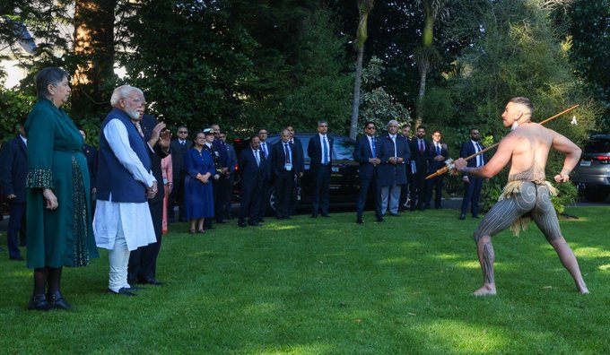 PM Modi describes Māori powhiri as moving tribute to New Zealand’s heritage