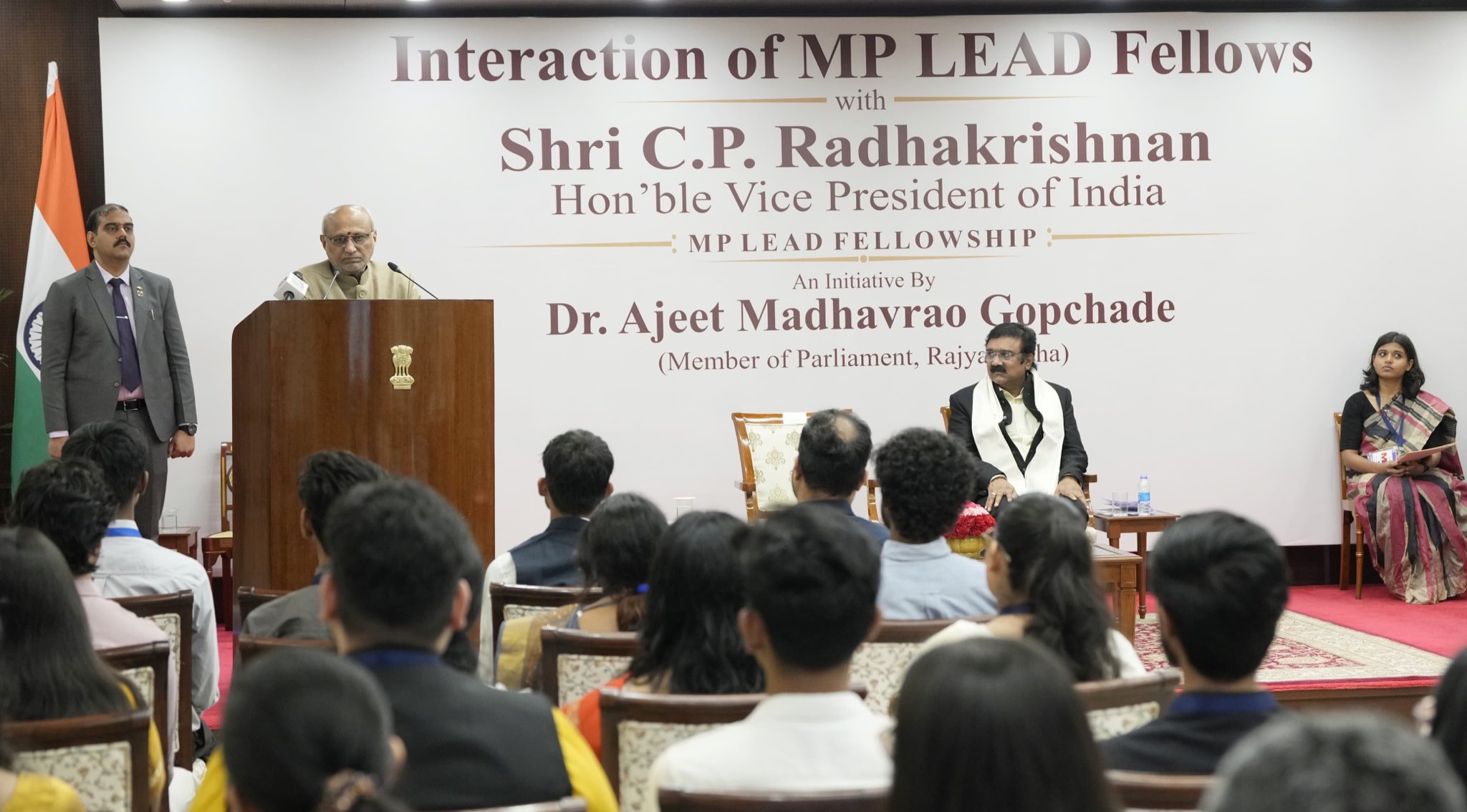 Leadership is about service, not authority: Vice-President tells MP LEAD Fellows