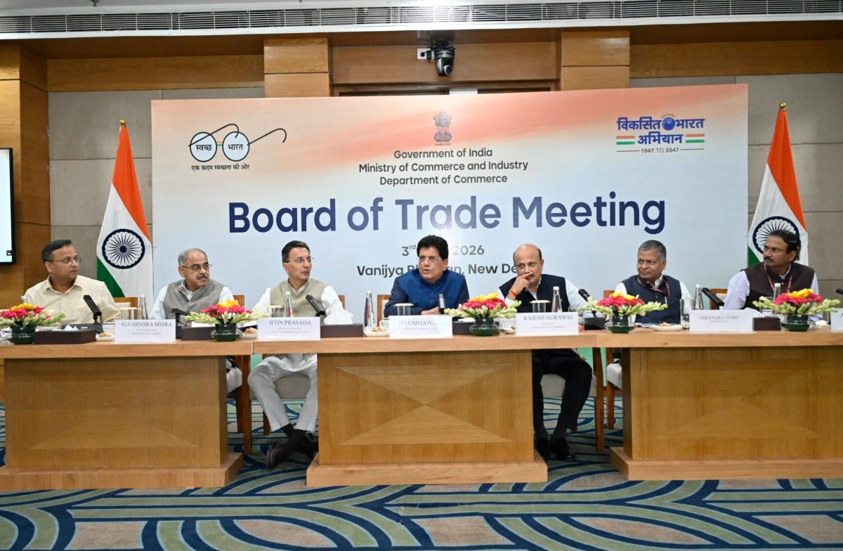 Piyush Goyal calls on states to prioritise exports, sets $1 trillion target at Board of Trade meeting