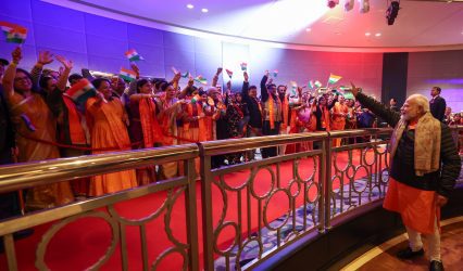 PM Modi receives rousing welcome from Indian diaspora in Melbourne