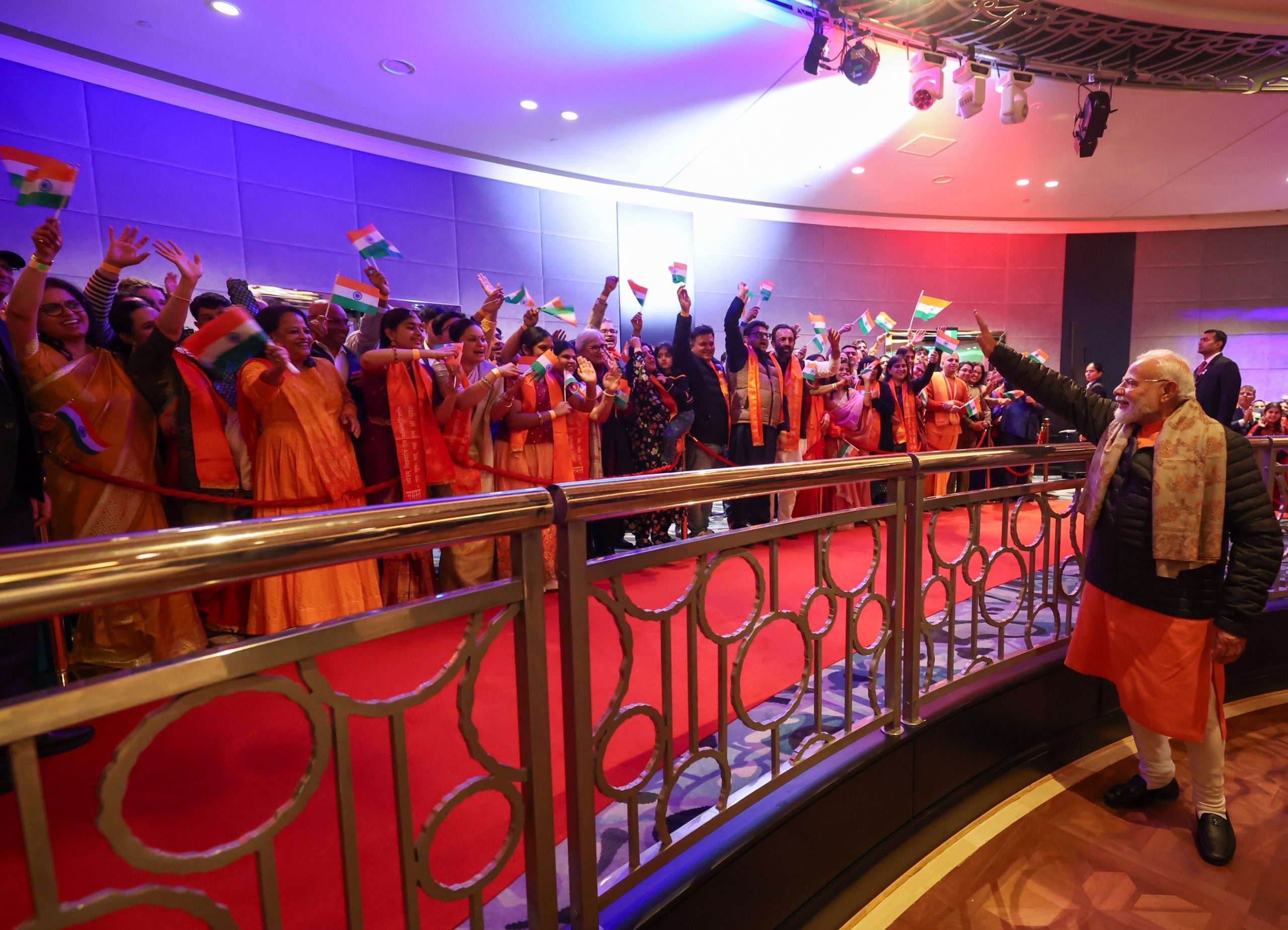 PM Modi receives rousing welcome from Indian diaspora in Melbourne