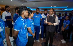 Mandaviya urges Indian athletes to compete with confidence, passion at CWG 2026