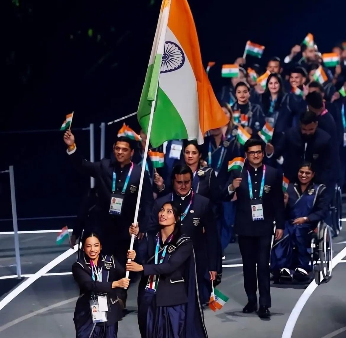 King Charles III declares Commonwealth Games open as Mirabai, Lovlina lead Indian contingent