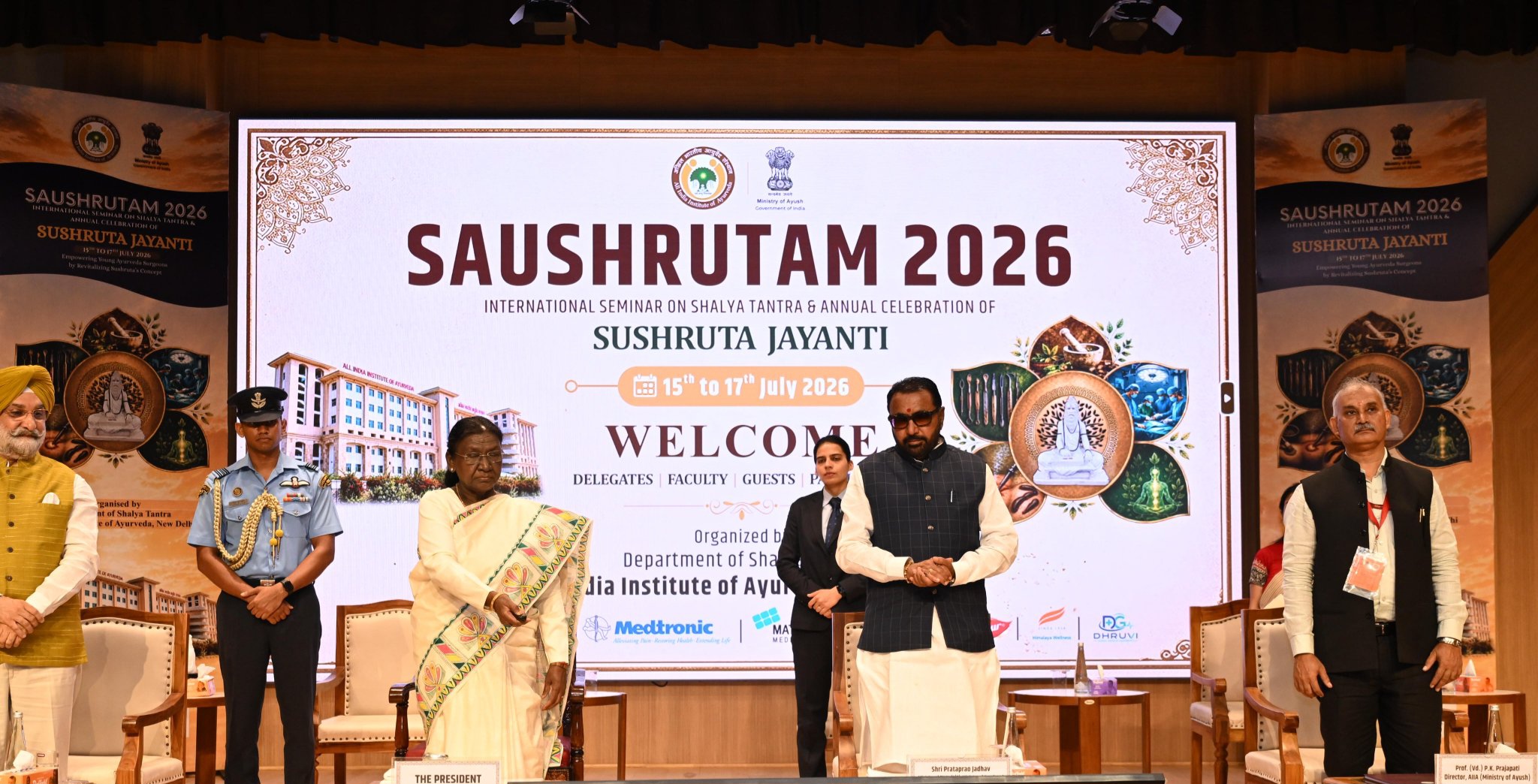 President Murmu inaugurates ‘Saushrutam 2026’, calls for evidence-based Ayurveda and ethical medical practice