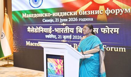 President Murmu invites North Macedonia to expand investment ties with India at Business Forum