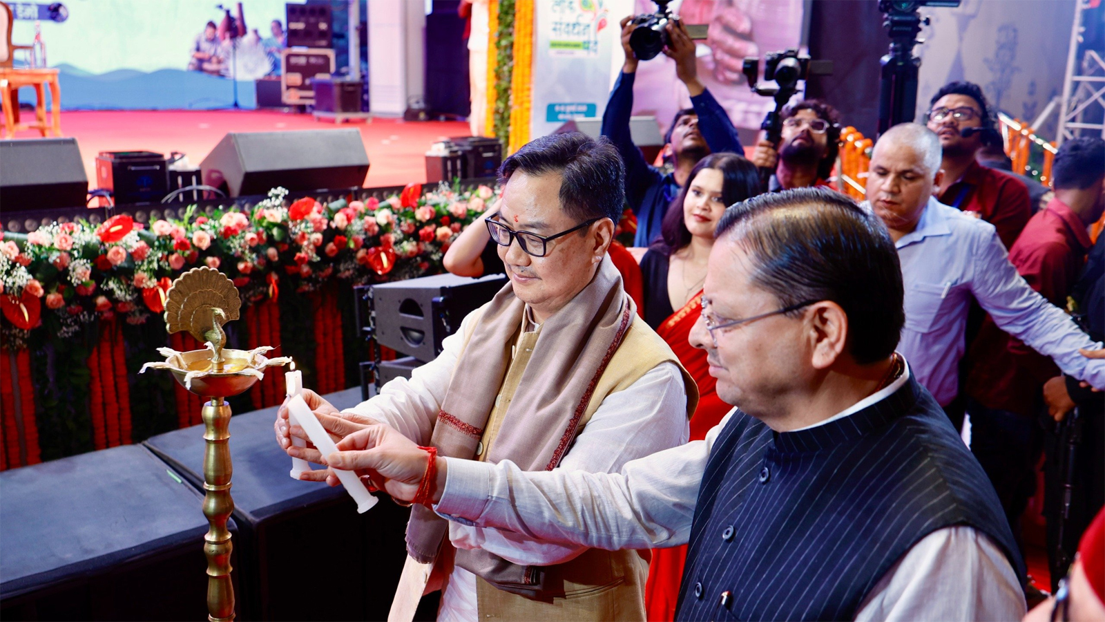 Kiren Rijiju, Uttarakhand CM inaugurate 6th Lok Samvardhan Parv in Dehradun; 150 artisan stalls on display