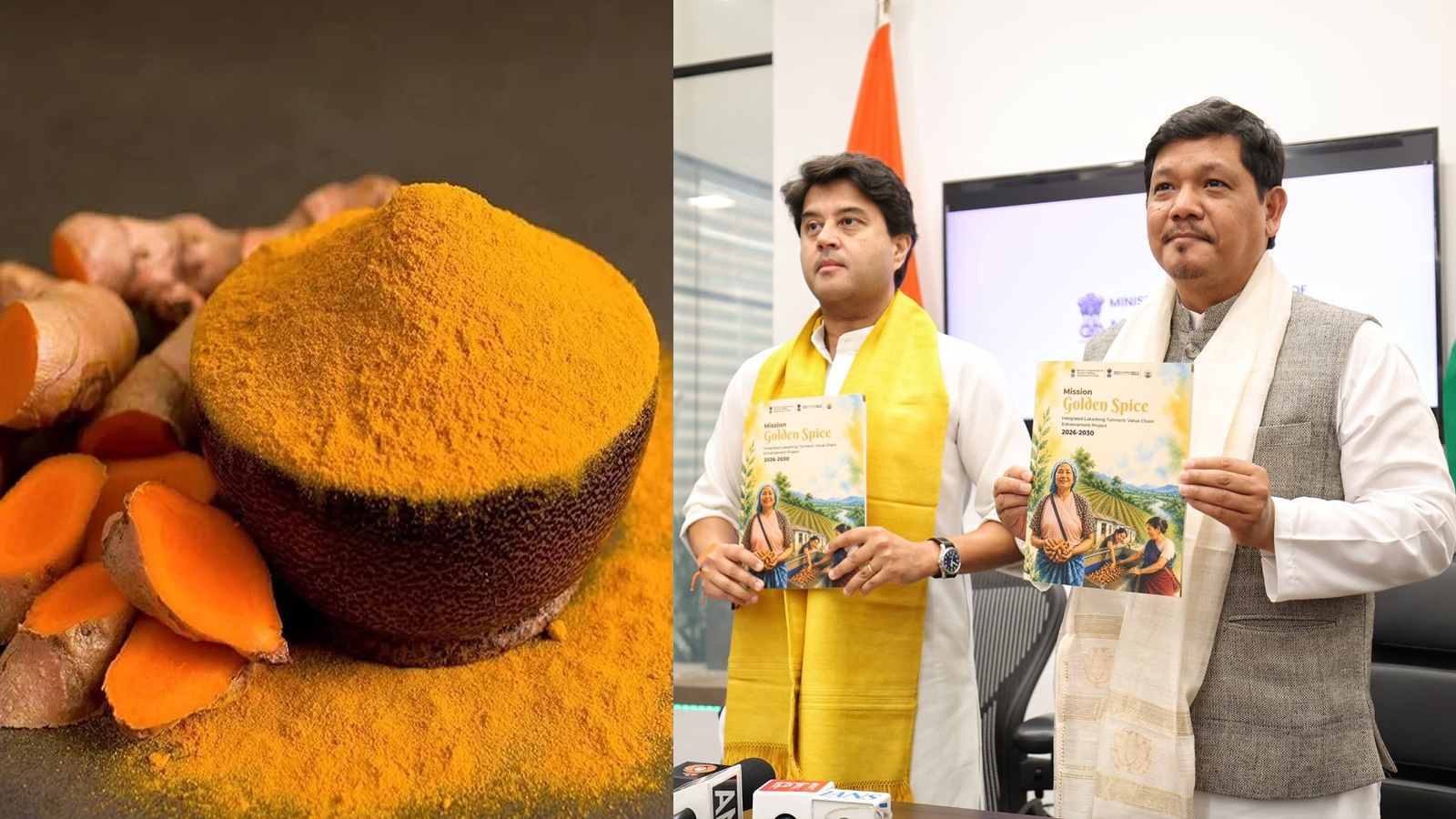 Jyotiraditya Scindia launches Rs 175.45-crore ‘Mission Golden Spice’ to transform Meghalaya’s Lakadong Turmeric into global premium brand
