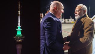 Auckland's Sky Tower lights up in Indian tricolour to mark PM Modi's historic New Zealand visit