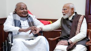 PM Modi mourns demise of former PM Deve Gowda's wife Chennamma