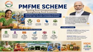 PM Modi highlights PMFME Scheme's role in boosting rural entrepreneurship and formalising micro food enterprises