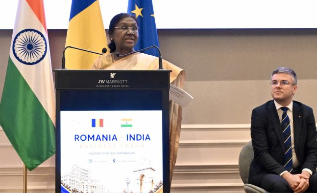 President Murmu invites Romanian firms to join India's growth story, highlights vast scope for strategic partnership