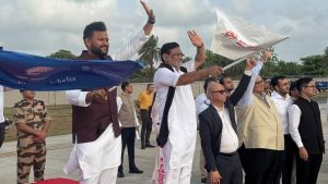 Union Minister Ram Mohan Naidu flags off first direct flight from NAMO Airport, connecting Daman to Delhi