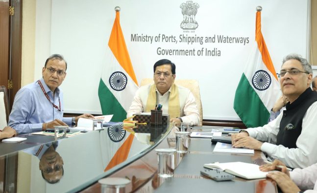 Sarbananda Sonowal reviews safety measures for Indian seafarers amid rising geopolitical tensions