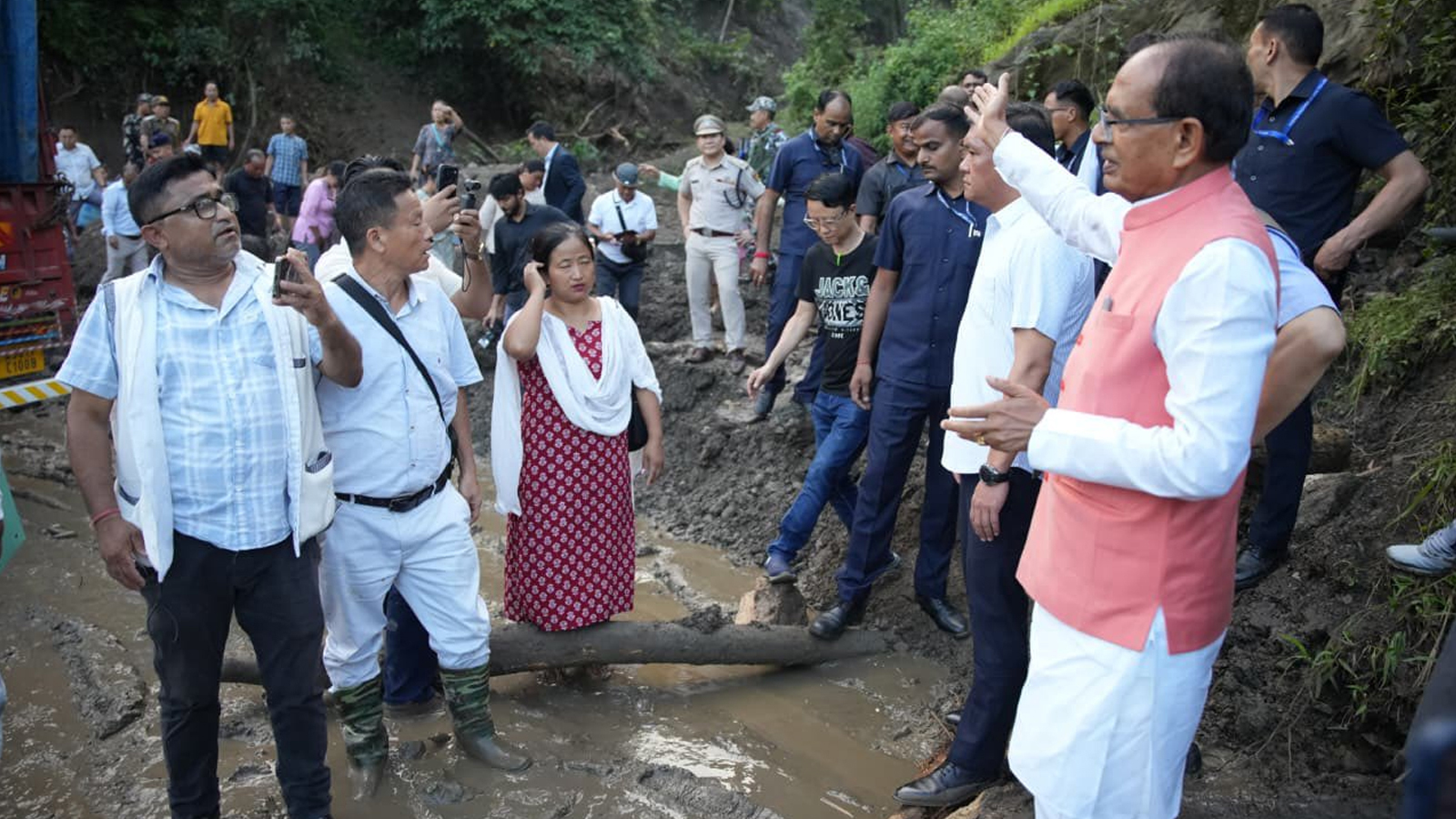 Shivraj Singh Chouhan begins Northeast flood assessment, assures full Central support to affected families