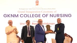 Vice President Radhakrishnan inaugurates GKNM College of Nursing, calls for stronger healthcare workforce to achieve Viksit Bharat