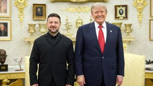 Trump, Zelenskiy discussed Patriot deal before funeral of Ukraine ally