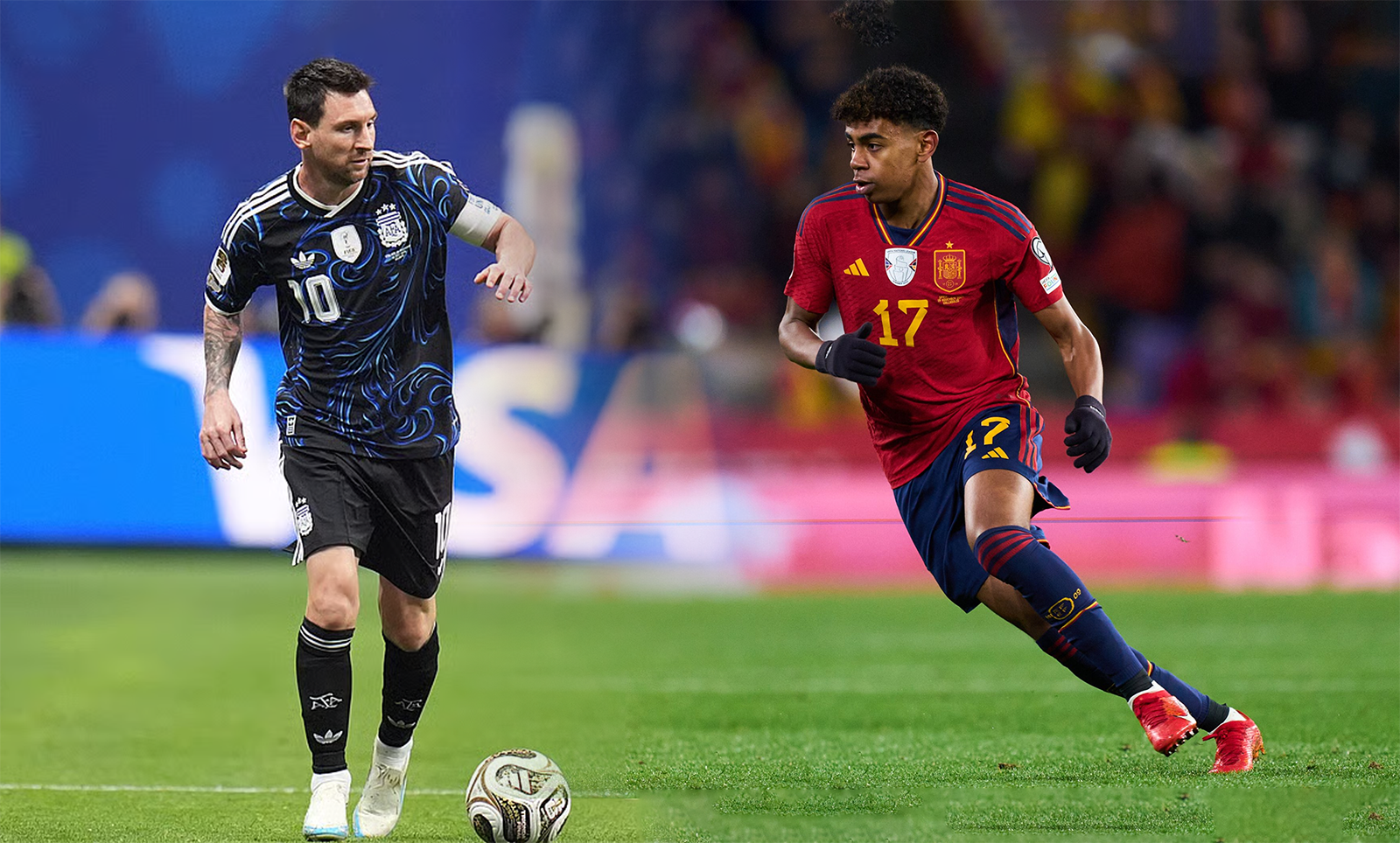 Kings of the world vs. Kings of Europe: Argentina and Spain clash for global glory