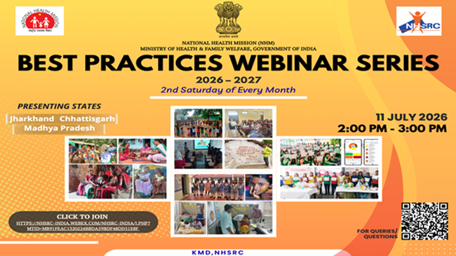 Health Ministry launches monthly NHM webinar series to promote innovation in public healthcare