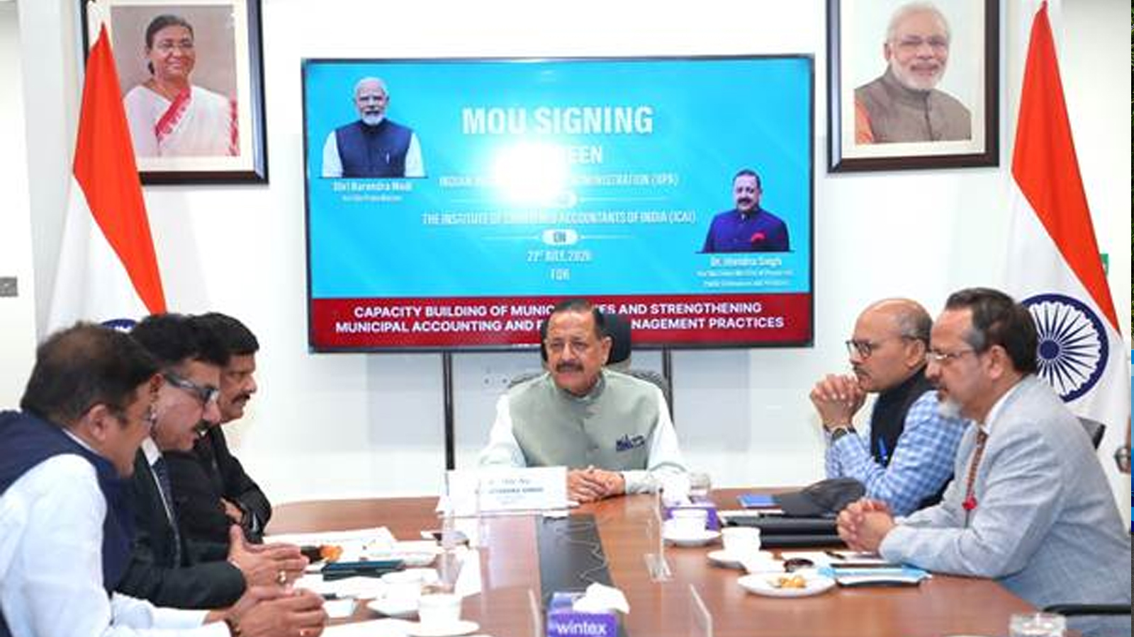 IIPA, ICAI join hands to strengthen municipal financial governance; Jitendra Singh calls for evidence-based urban reforms