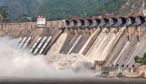 Heavy rain swells Chenab River as all gates of Salal Dam opened in Reasi