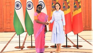 President Murmu holds talks with Moldova's President Maia Sandu during historic first visit