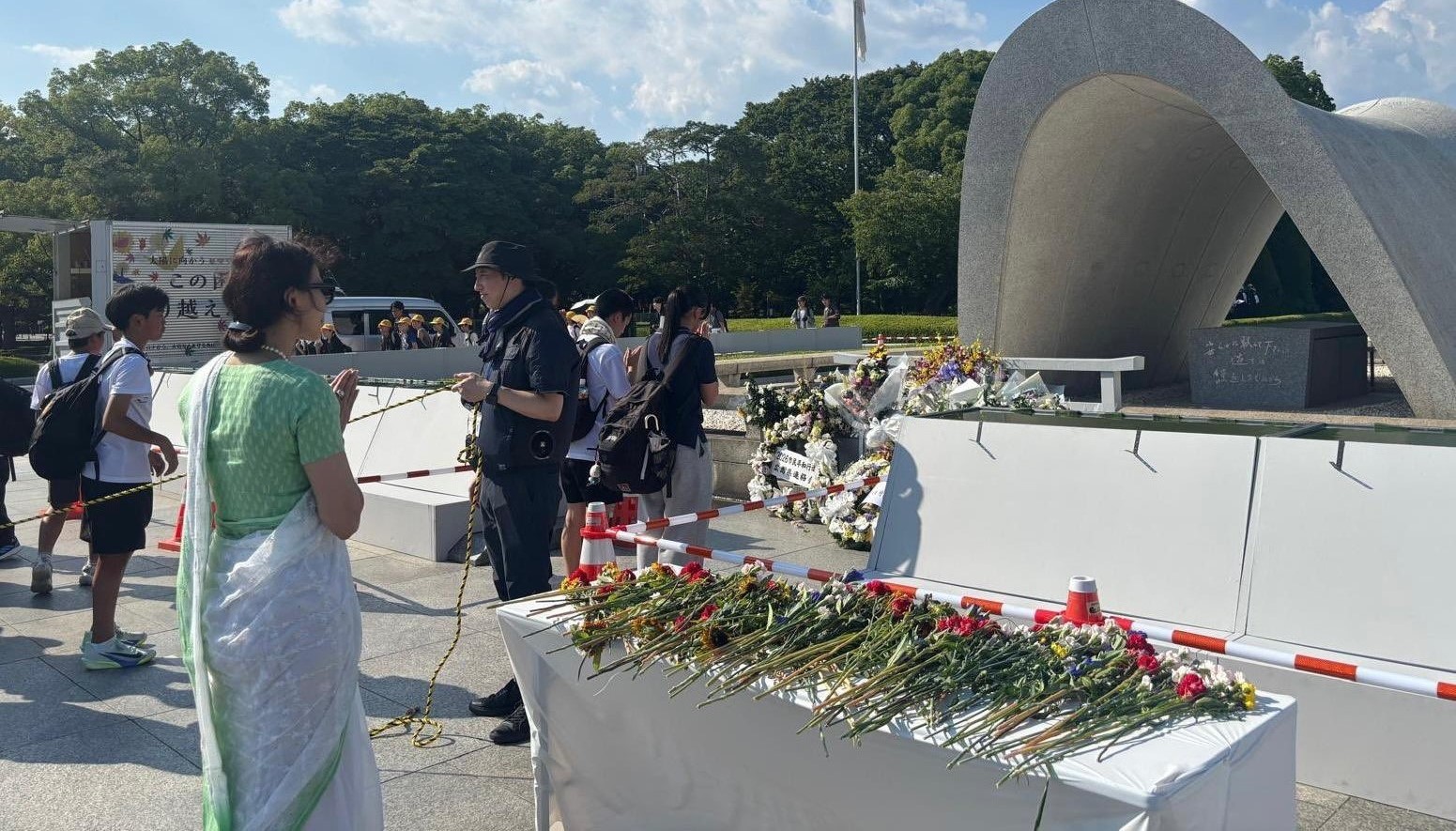 Japan: Indian envoy pays tribute to atomic bomb victims at Hiroshima Peace Memorial Park