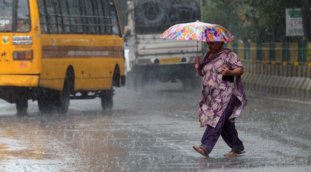 Delhi, northwest India likely to receive widespread rainfall