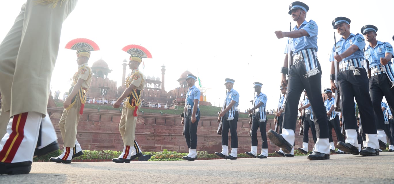 Independence Day celebration: Full dress rehearsal held at Red Fort amid heavy security