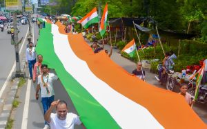 Gujarat: Large turnout marks Rajkot's Tiranga Yatra ahead of Independence Day