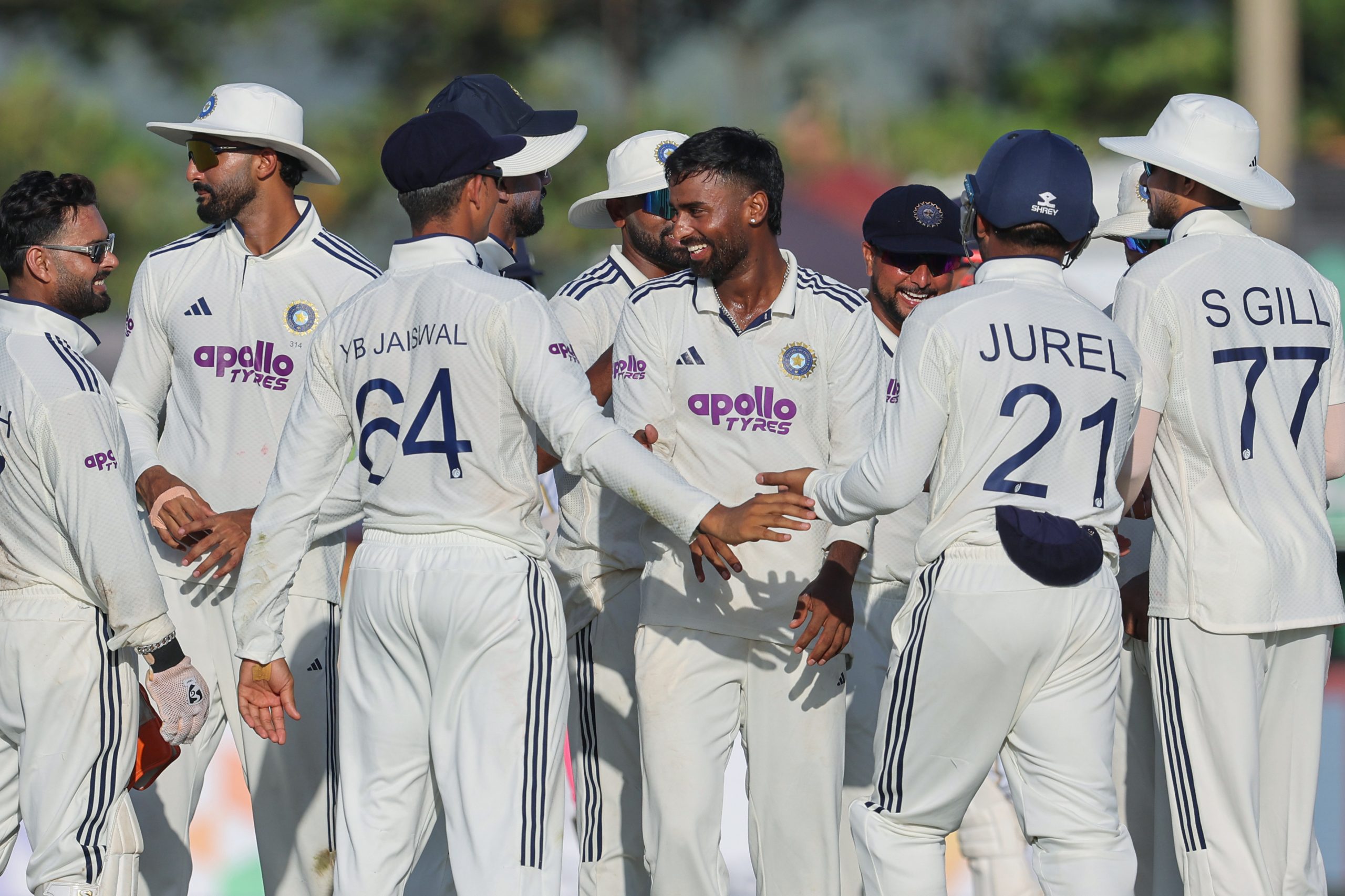 Team India arrives at Galle International Stadium ahead of final day of first Test