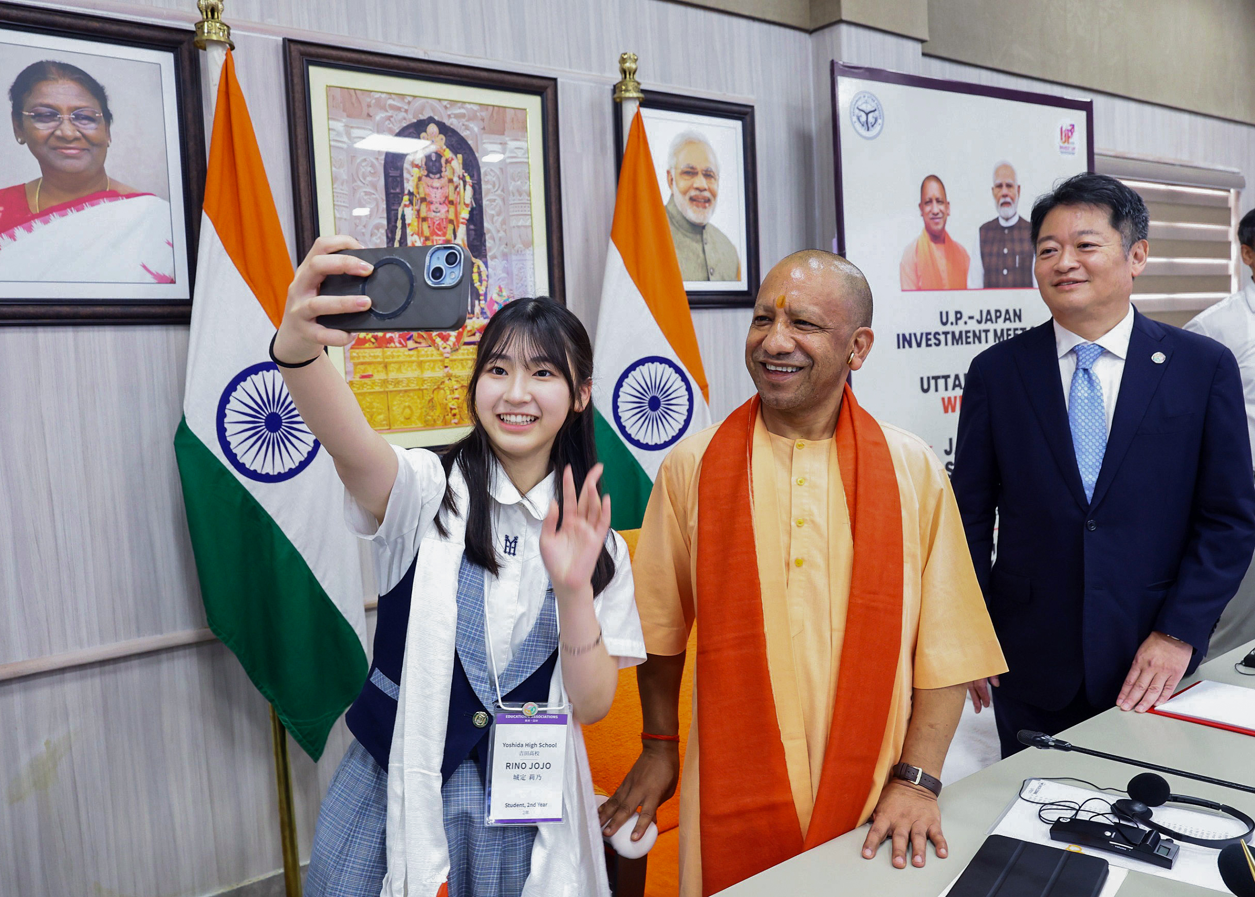 ‘Today you are students, tomorrow you will be leaders’: Yogi calls for stronger India-Japan youth ties