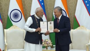 Uzbekistan confers its highest honour 'Oliy Darajali Do’stlik’ Order on PM Modi