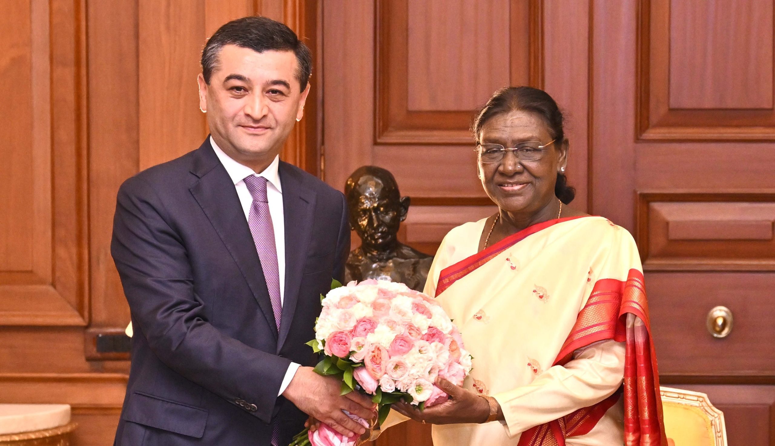 Uzbekistan Foreign Minister Bakhtiyor Saidov meets President Murmu, discusses expanding India ties