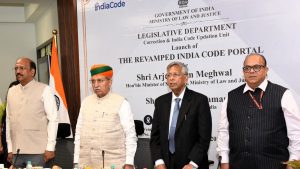 Arjun Ram Meghwal launches revamped India Code Portal with AI-powered search, multilingual access