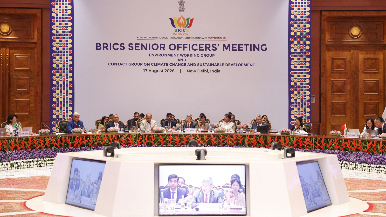 BRICS senior officials discuss environment, climate change and sustainable development priorities in New Delhi