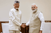'India Fortunate to Have Tested Leadership': Andhra CM Naidu Praises PM Modi at Bhogapuram Event