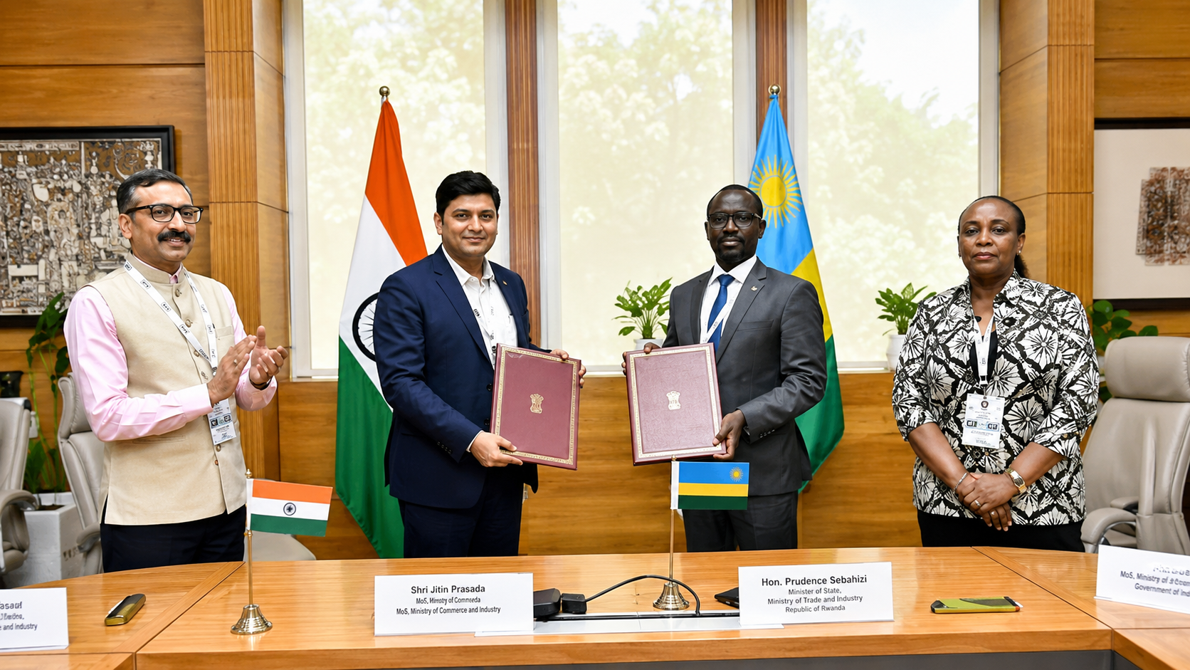 India, Rwanda Hold First Joint Trade Committee Meeting to Boost Trade and Investment Ties