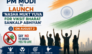 PM Modi to Launch ‘Nasha Mukt Yuva for Viksit Bharat Sankalp Abhiyan’ on August 2