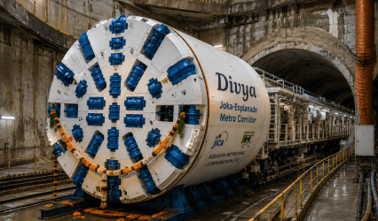 TBM ‘Divya’ begins tunnelling from Victoria in Joka-Esplanade Metro corridor