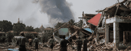 Myanmar military intensified air attacks and abuses during election, UN investigators say