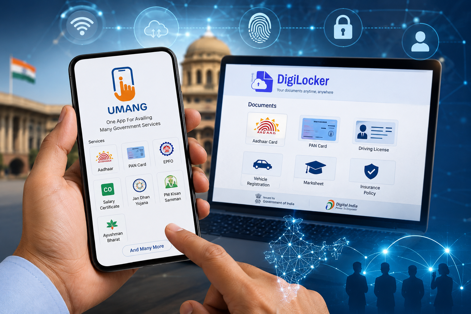 Government expands digital public service delivery through UMANG, DigiLocker