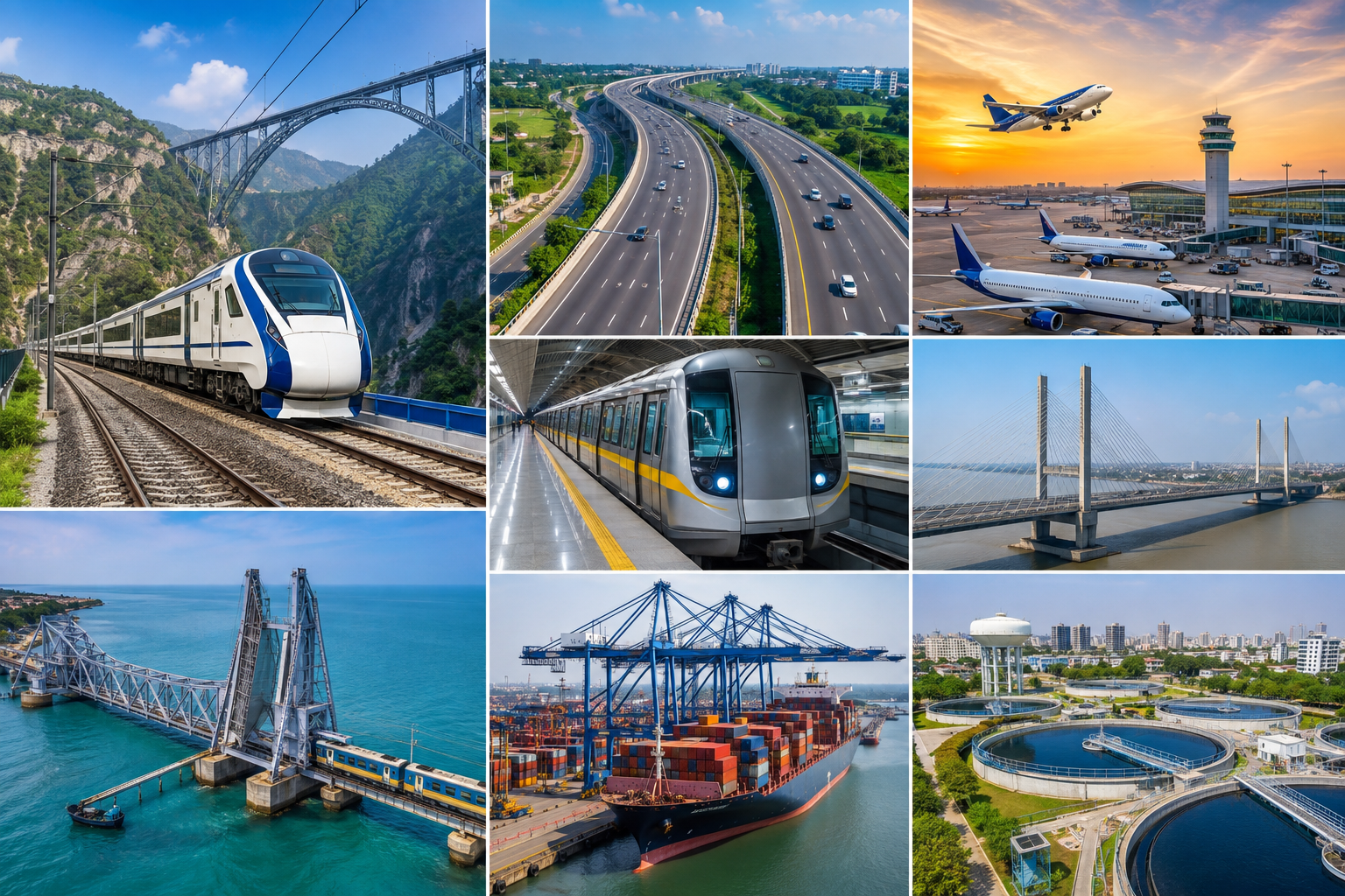 India’s infrastructure push: Rail, roads, airports and urban connectivity expand over 12 years