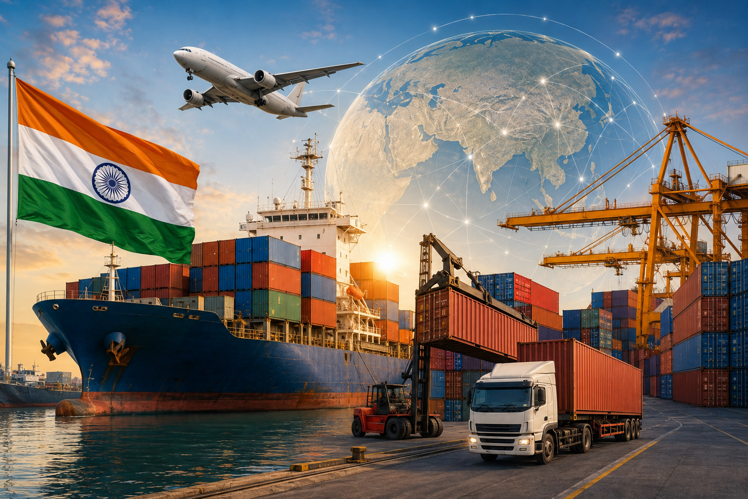India’s total exports rise 13.31% to USD 80.14 bn in July 2026