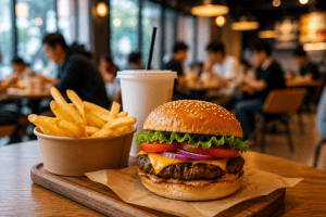 From coffee to hotpot, brands race to grab a bite of China's growing burger market