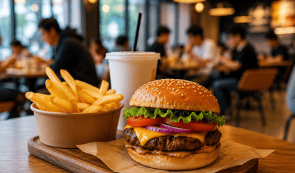 From coffee to hotpot, brands race to grab a bite of China’s growing burger market