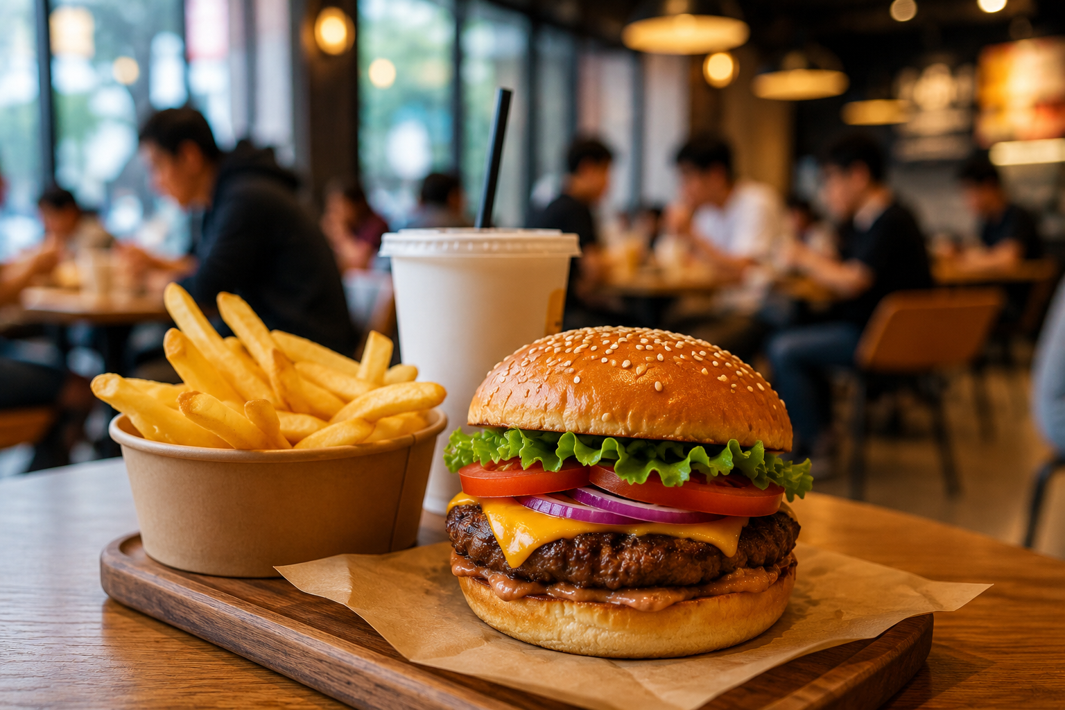From coffee to hotpot, brands race to grab a bite of China’s growing burger market