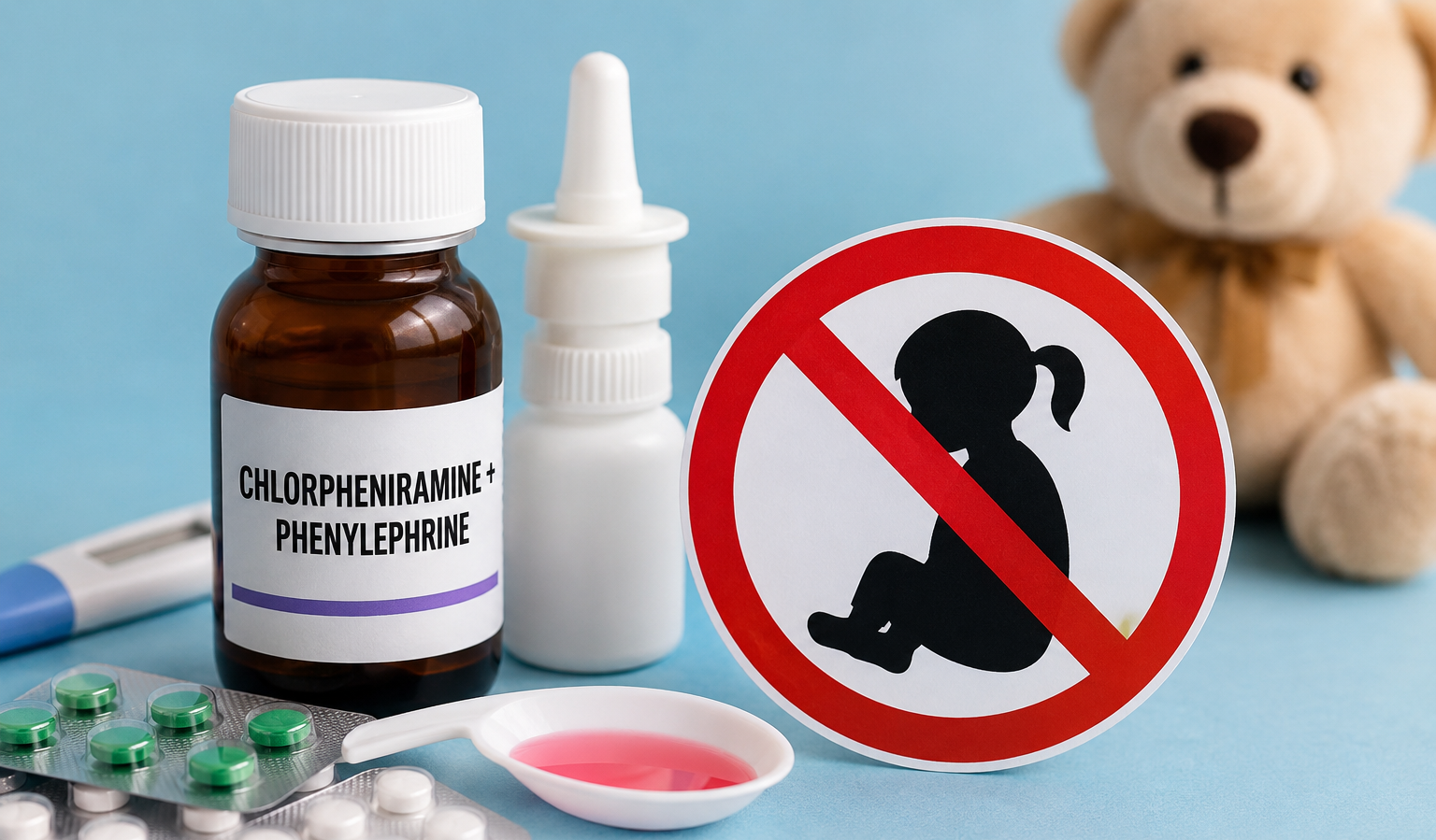Government Restricts Chlorpheniramine-Phenylephrine FDCs for Children Below Four