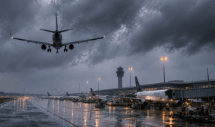 Delhi airport sees 15 flight diversions due to bad weather