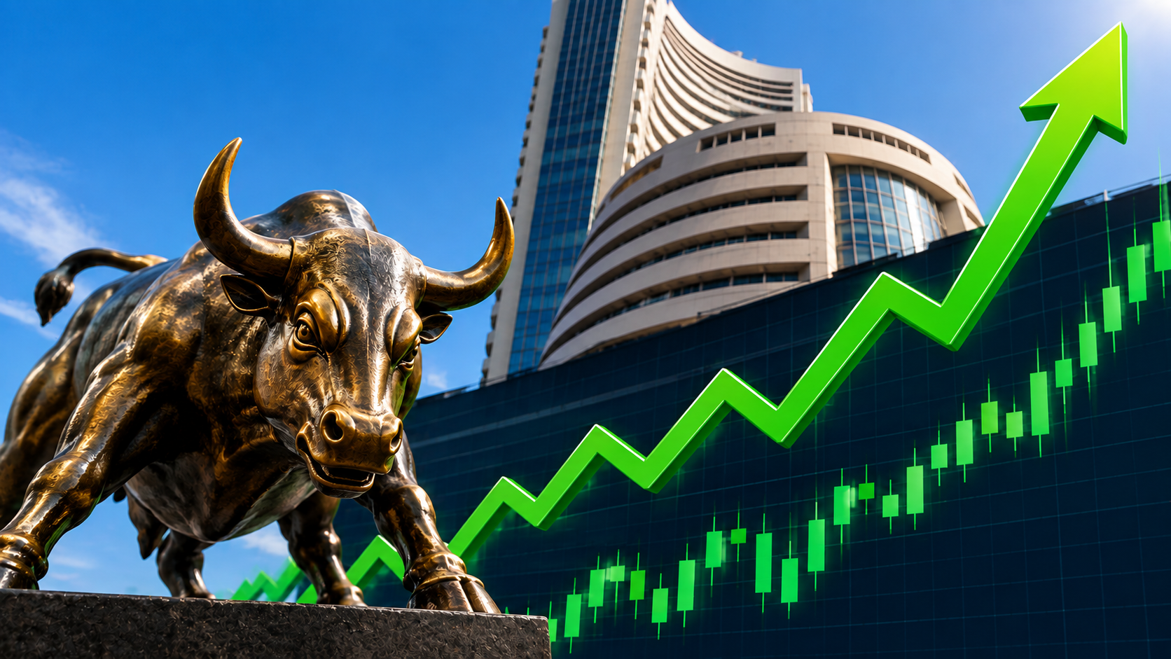 Stock markets rise in early trade on buying in blue-chips